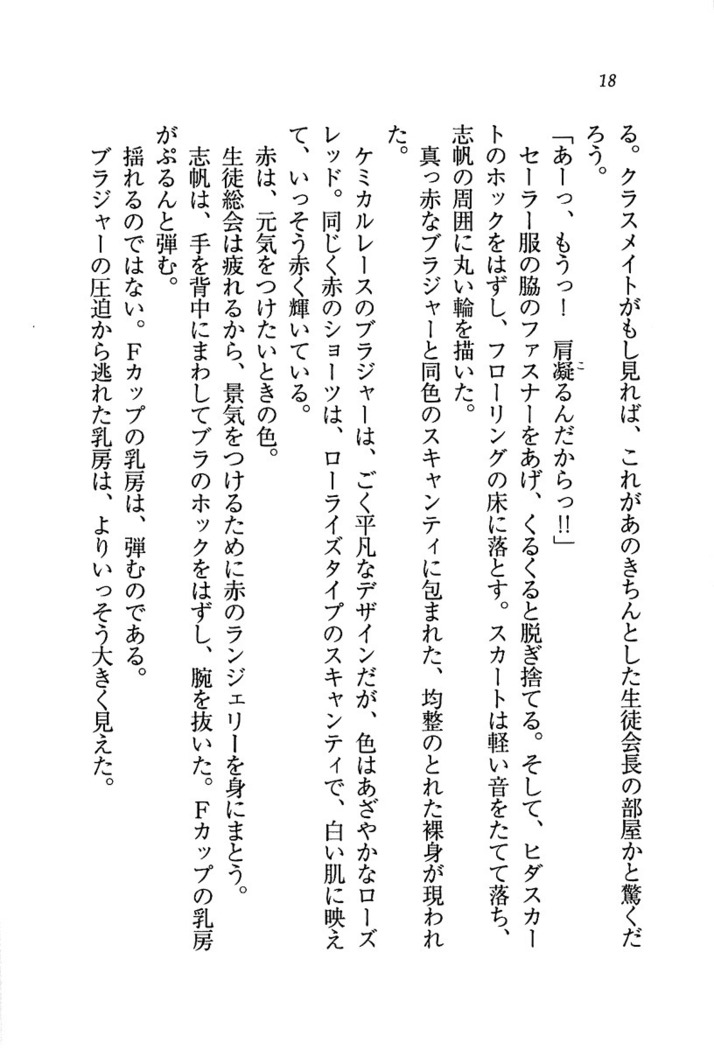 ナイショの生徒会長 放課後はキミの下着モデル