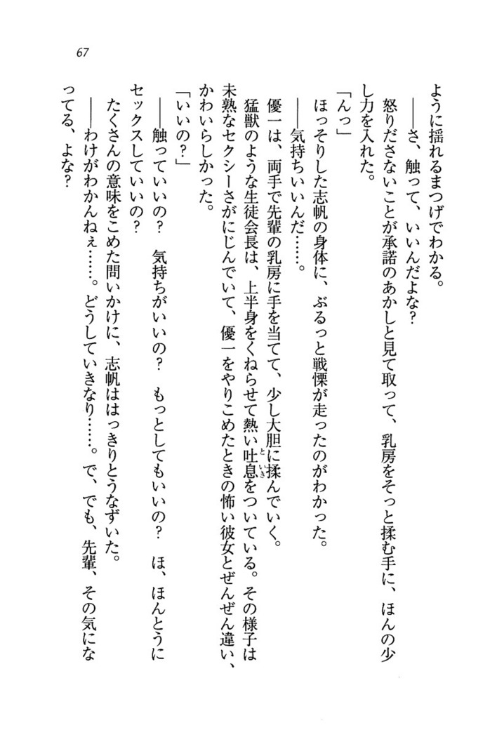 ナイショの生徒会長 放課後はキミの下着モデル