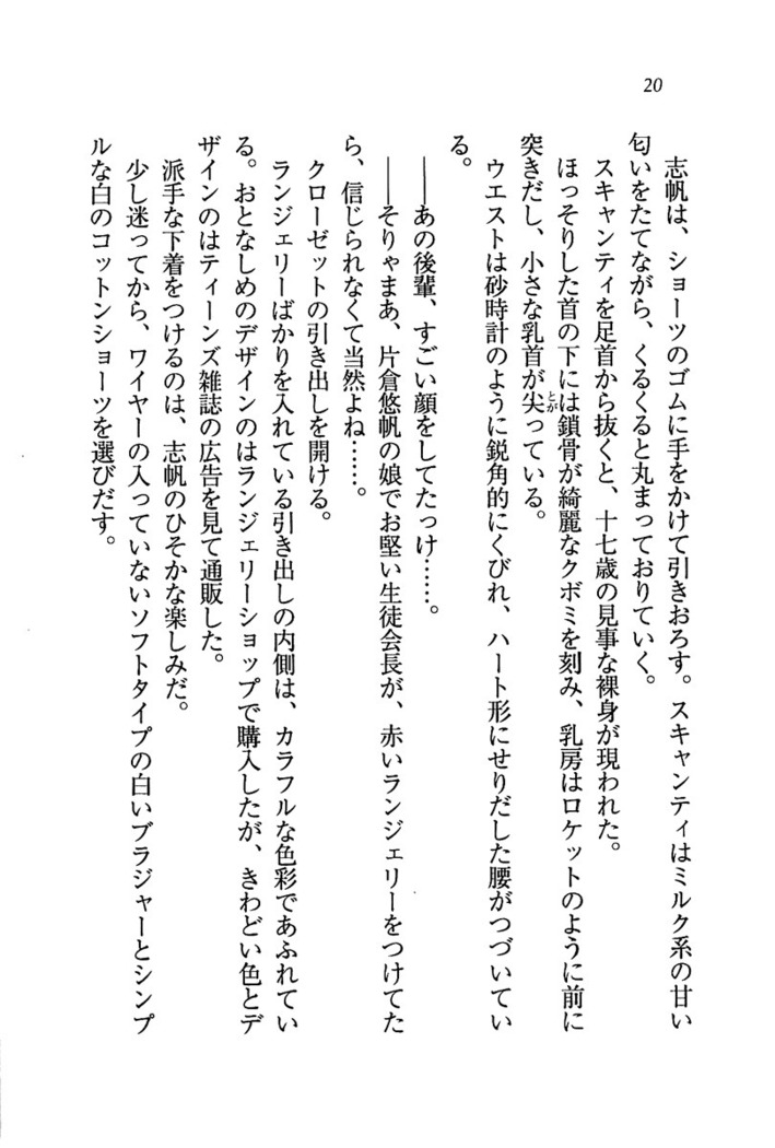 ナイショの生徒会長 放課後はキミの下着モデル