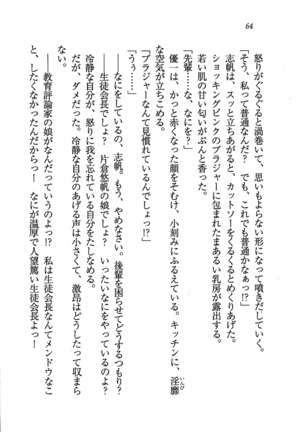ナイショの生徒会長 放課後はキミの下着モデル Page #66
