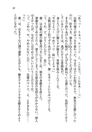 ナイショの生徒会長 放課後はキミの下着モデル Page #91