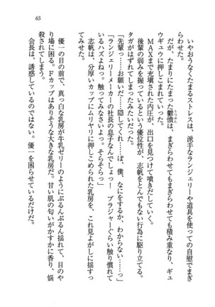ナイショの生徒会長 放課後はキミの下着モデル Page #67