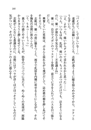 ナイショの生徒会長 放課後はキミの下着モデル Page #207