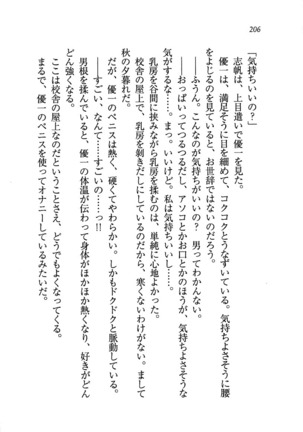 ナイショの生徒会長 放課後はキミの下着モデル Page #208