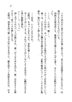 ナイショの生徒会長 放課後はキミの下着モデル Page #83