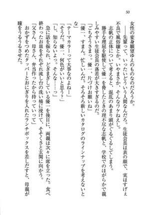 ナイショの生徒会長 放課後はキミの下着モデル Page #52