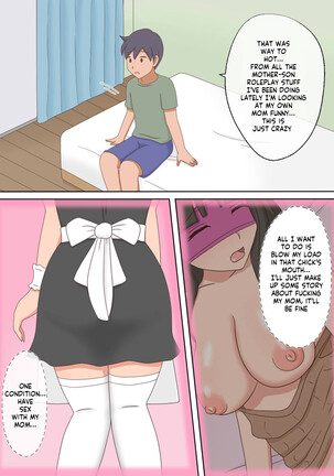 Oyako Echi no Douga o Miteitara Musuko to Shitaku Natta Hanashi | After seeing a mom-son sex vid she wants to do her son Page #26