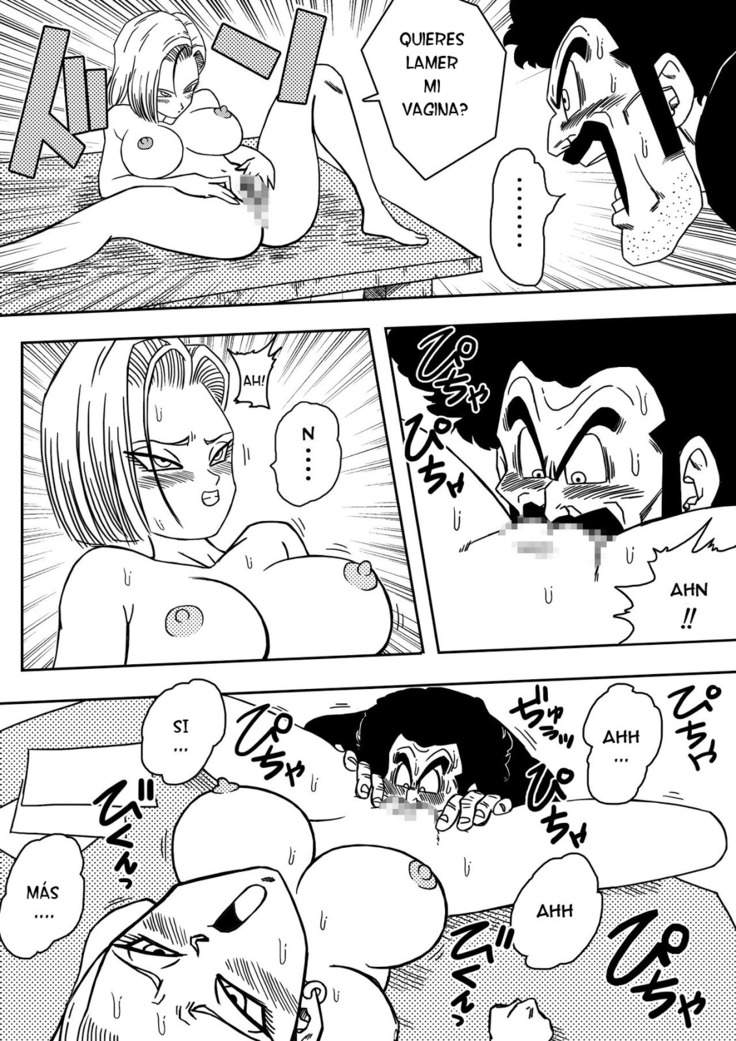 18-gou to Mister Satan!! Seiteki Sentou! | Numero 18 y Mr. Satan!! Relaciones sexuales entre luchadores!