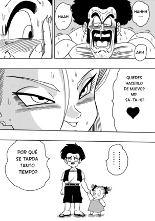 18-gou to Mister Satan!! Seiteki Sentou! | Numero 18 y Mr. Satan!! Relaciones sexuales entre luchadores! Page #14