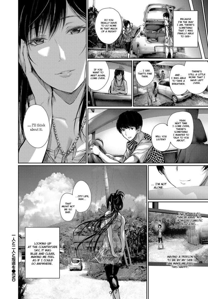 Hitori to Futari to Sakamichi o