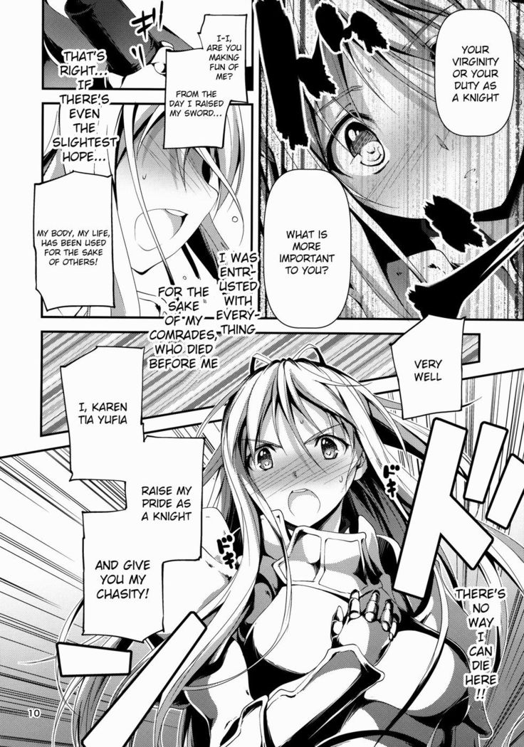 The Salary Man in Black and the Knight Yufia