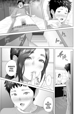 Kinjo Yuuwaku Musuko o Yobai ni Sasou Haha Hen | ¡Madre seduce a su hijo para una visita nocturna! Seducción en el vecindario Page #41