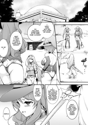 Onna Kishi Sei Ruruna ~Kishi Mahou Gakuen Intan~ | Maiden Knight Lilouna ~The Degenerate Knight-Mage Academy Feud~ Page #9