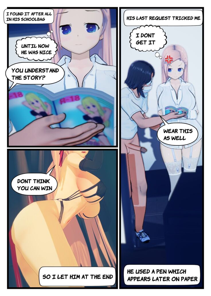 bullied guy changed into girl and uses it
