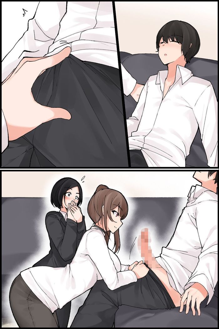 Mechakucha Eroi Karada no Sewazuki Osananajimi to, Cool-kei Kyonyuu Bijin Douryou to Oren-chi de 3P Harem!?