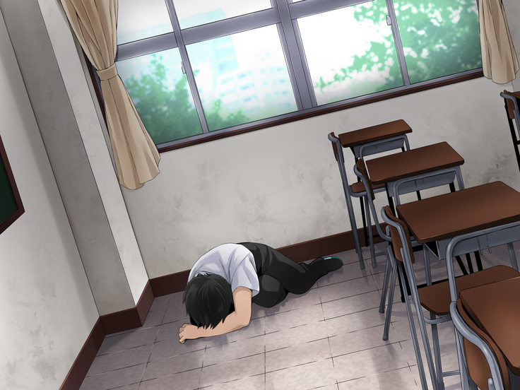 Kyousei Netorare Seitokaichou ~Chinpira no Nikubou o Musaboru Boku no Kanojo~