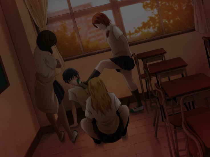 Kyousei Netorare Seitokaichou ~Chinpira no Nikubou o Musaboru Boku no Kanojo~