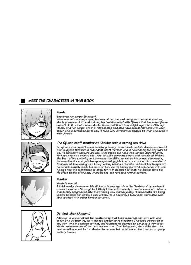 Mashu Must Deal with this Pushy n' Lusty Oji-san Whenever Senpai is Busy Rayshifting!