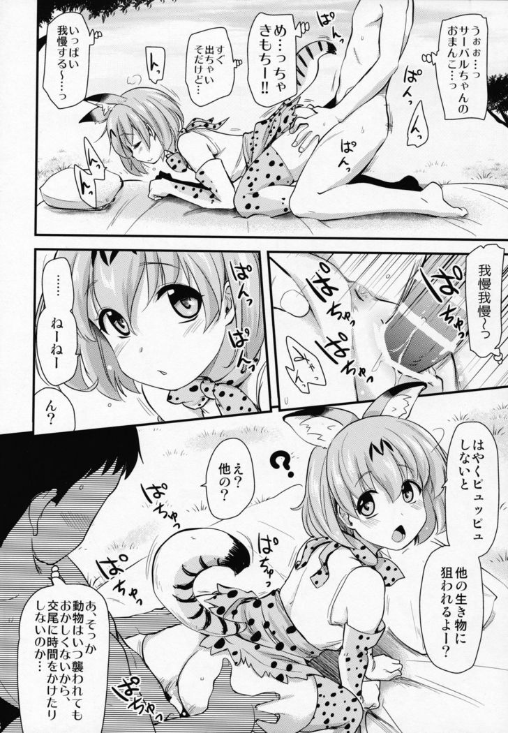 Sugoi! Anata wa Hitori Koubi Gokko ga Tokui na Friends Nanda ne - Serval-chan ni, "Hanshoku no Tame no Koubi" ja nai, Kimochiyoku Naru Tame no "Namahame Sex" Oshieteageru Hanashi.