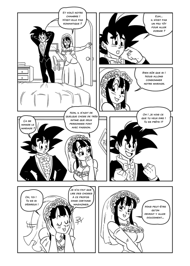dragon ball weeding night 