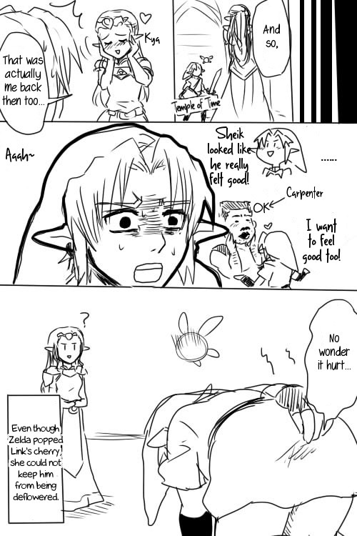 Link to Zelda ga Jun Ai Ecchi suru Manga