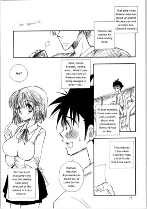 A perverted book about Mamori-neechan | Mamori Nee-chan no H na Hon - Page 19