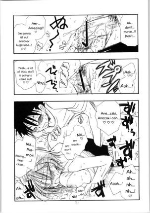 A perverted book about Mamori-neechan | Mamori Nee-chan no H na Hon Page #31