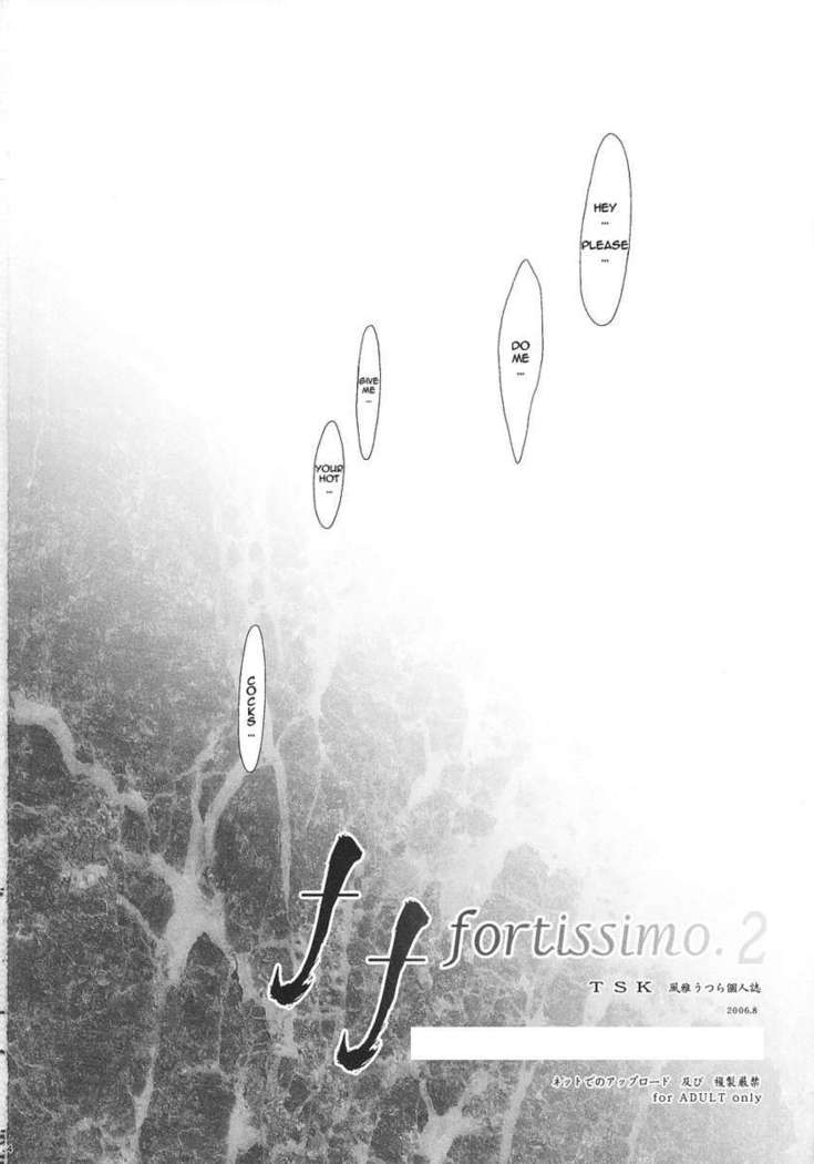 ff fortissimo. 2