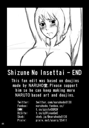 Shizune no Insettai | Shizune's Lewd Reception-Party Page #44