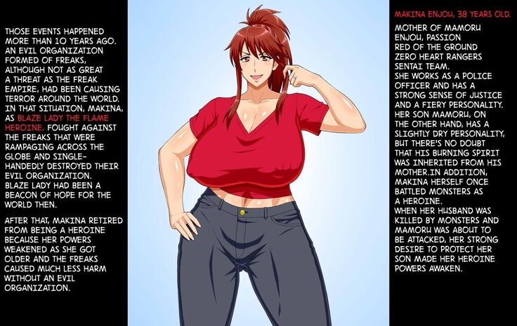 The Story of How Even Sentai Red's Mother Got Turned Into a Freak's Onahole Soldier