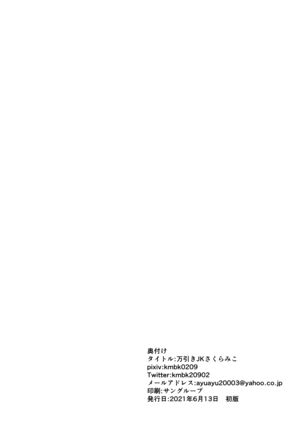 Manbiki JK Sakura Miko Page #20