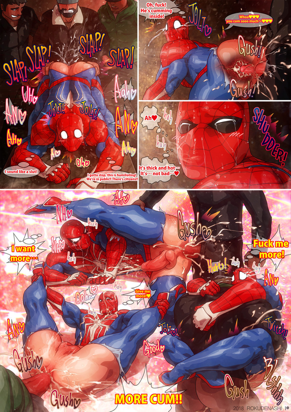 Spidey and the Love Bite! - English - Original Work Hentai