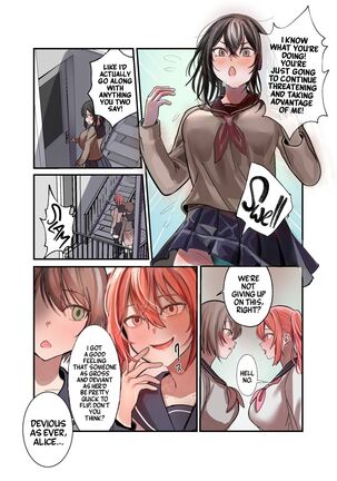 Fukikoboshi] Yuutousei Mazomesu JK, Futanari Onabare~ Ijimekko ni Hasamare Sakuseitaikyuu! Page #16