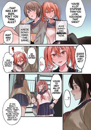 Fukikoboshi] Yuutousei Mazomesu JK, Futanari Onabare~ Ijimekko ni Hasamare Sakuseitaikyuu! - Page 14