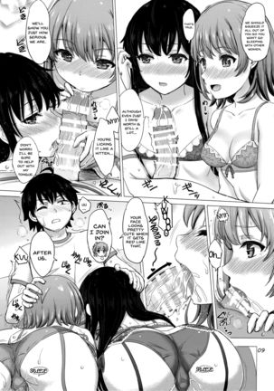 Iyarashii Houshi-bu no Kanojo-tachi. | The Lewd Girls from the Service Club Page #9
