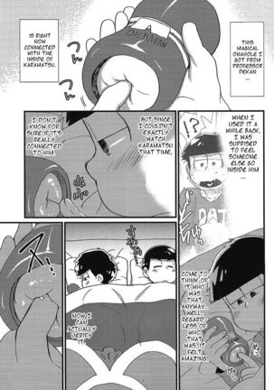 Mahou no onaho to tsunagatchatta Karamatsu no junan! – Osomatsu-san dj Page #4