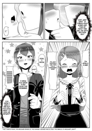 Batsu gēmu de josō sanpo sa se rarete itara ikemen futanari musume ni tasuke raremashita Page #17
