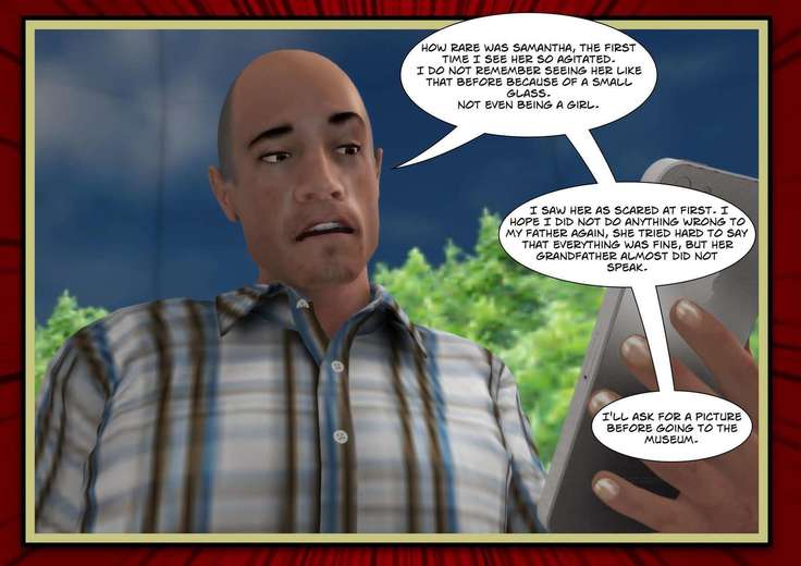 Fragment comic "grandpa's antics"