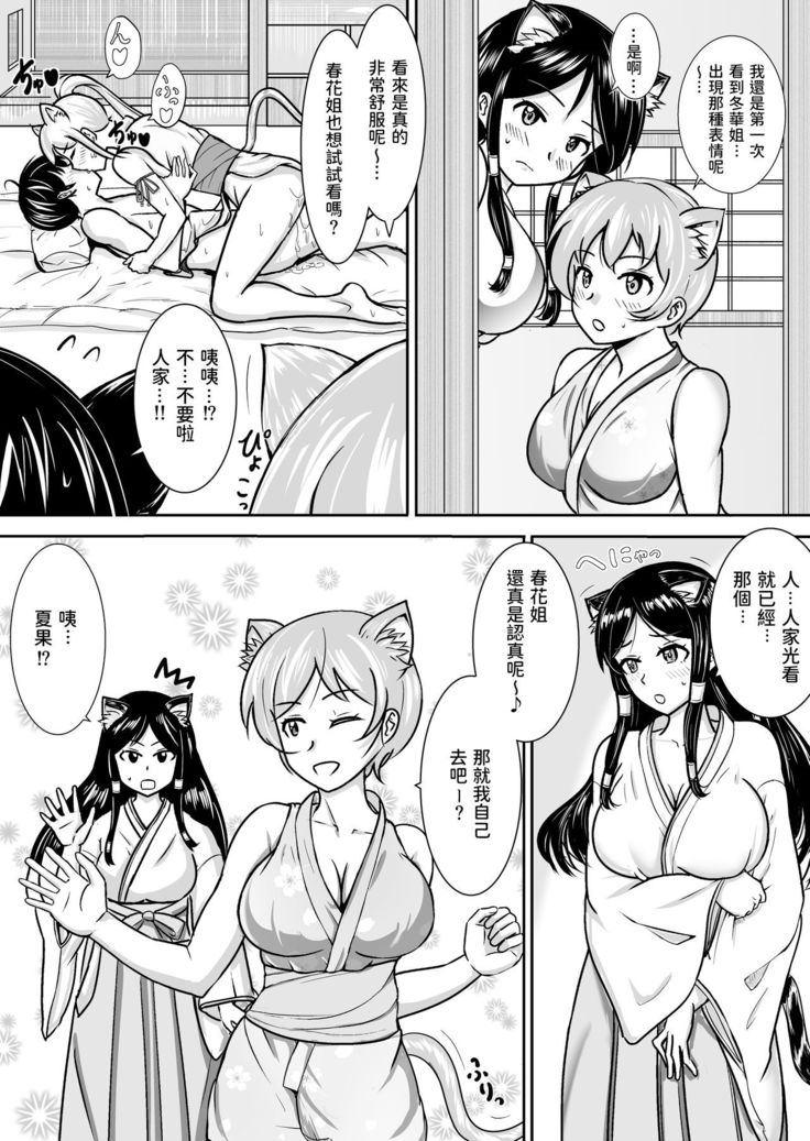 Neko oTasukete Tensei shitara Neko Megami Sanshimai ni Mainichi Sei o Shiborarete iru Ken.