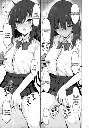 Otonashii Kanojo ga AV Satsuei Gokko de Nakadashi ga Daisuki na Dosukebe ni Naru made - Page 14