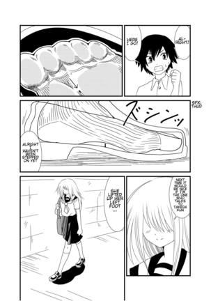 Mekakure-chan ni Fumaretai | Wanna Get Stepped on by Mekakure-chan Page #16