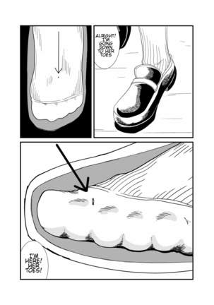 Mekakure-chan ni Fumaretai | Wanna Get Stepped on by Mekakure-chan Page #13