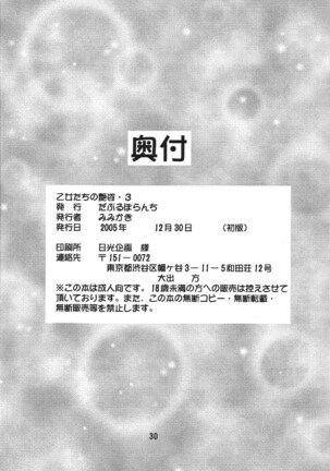 Otome-tachi no Adesugata 3 - Page 29