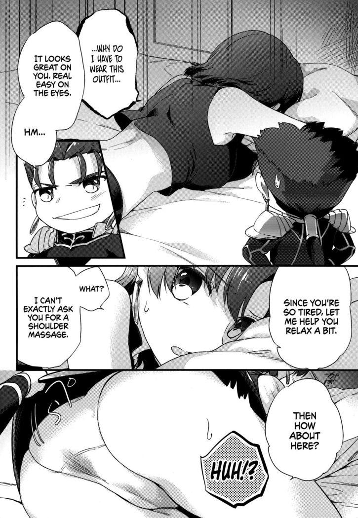 Chiisai Lancer ga Bazett-san node Ookiku Naru | Little Lancer turns huge because of Bazett-san