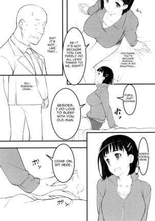 Oji-san's visit to Suguha's bedroom