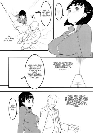 Oji-san's visit to Suguha's bedroom