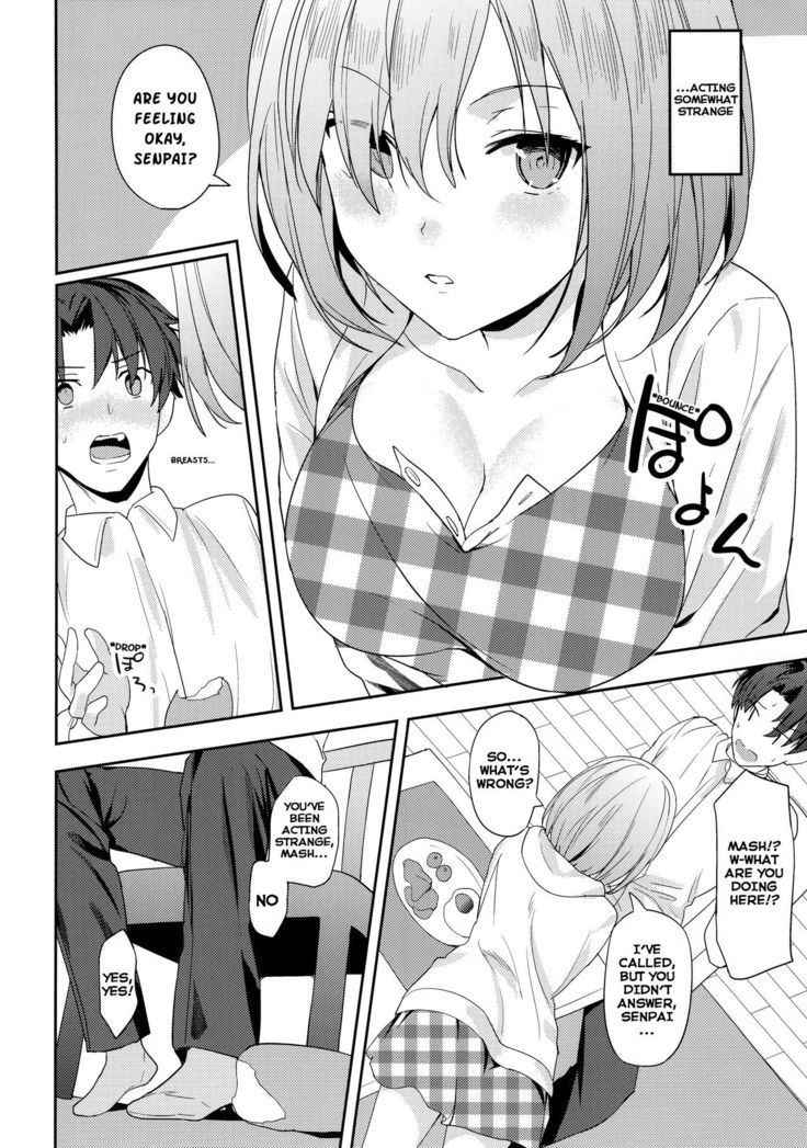 Mash wa Senpai ni Chikazukitai! | Mash Wants to Be Intimate With Senpai!