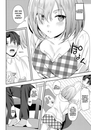 Mash wa Senpai ni Chikazukitai! | Mash Wants to Be Intimate With Senpai! - Page 8