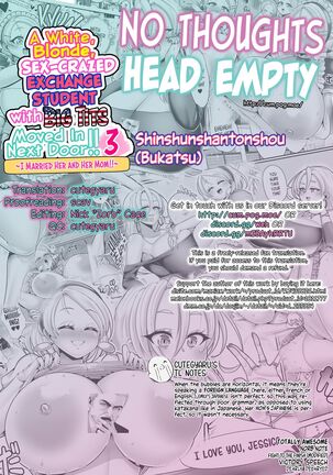 H Daisuki Kinpatsu Hakujin Bakunyuu Ryuugakusei ga Tonari no Heya ni Hikkoshite Kita!! 3 ~ Bakunyuu oyako o ore no tsuma ni shita!!~ Page #47