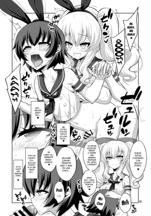 Futanari Kashima ni Mesu Choukyou sarechatta Teitoku-san Page #16